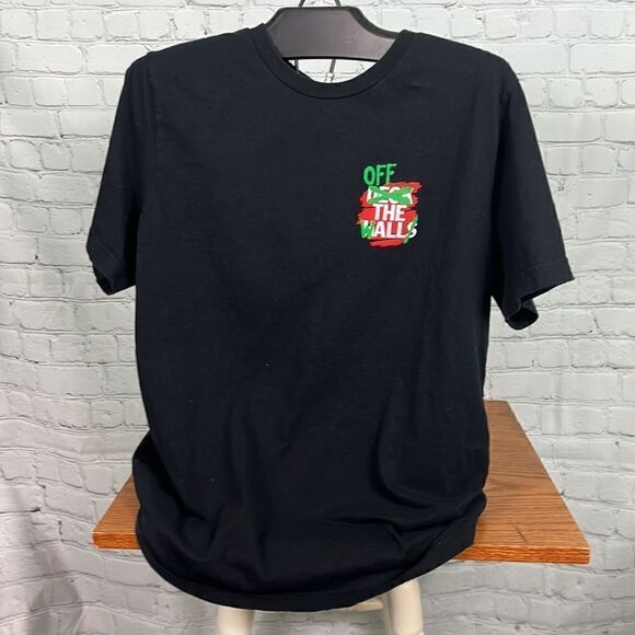 Vans Men's Off the Walls Deck the Halls Tee Black Large - Picture 2 of 5